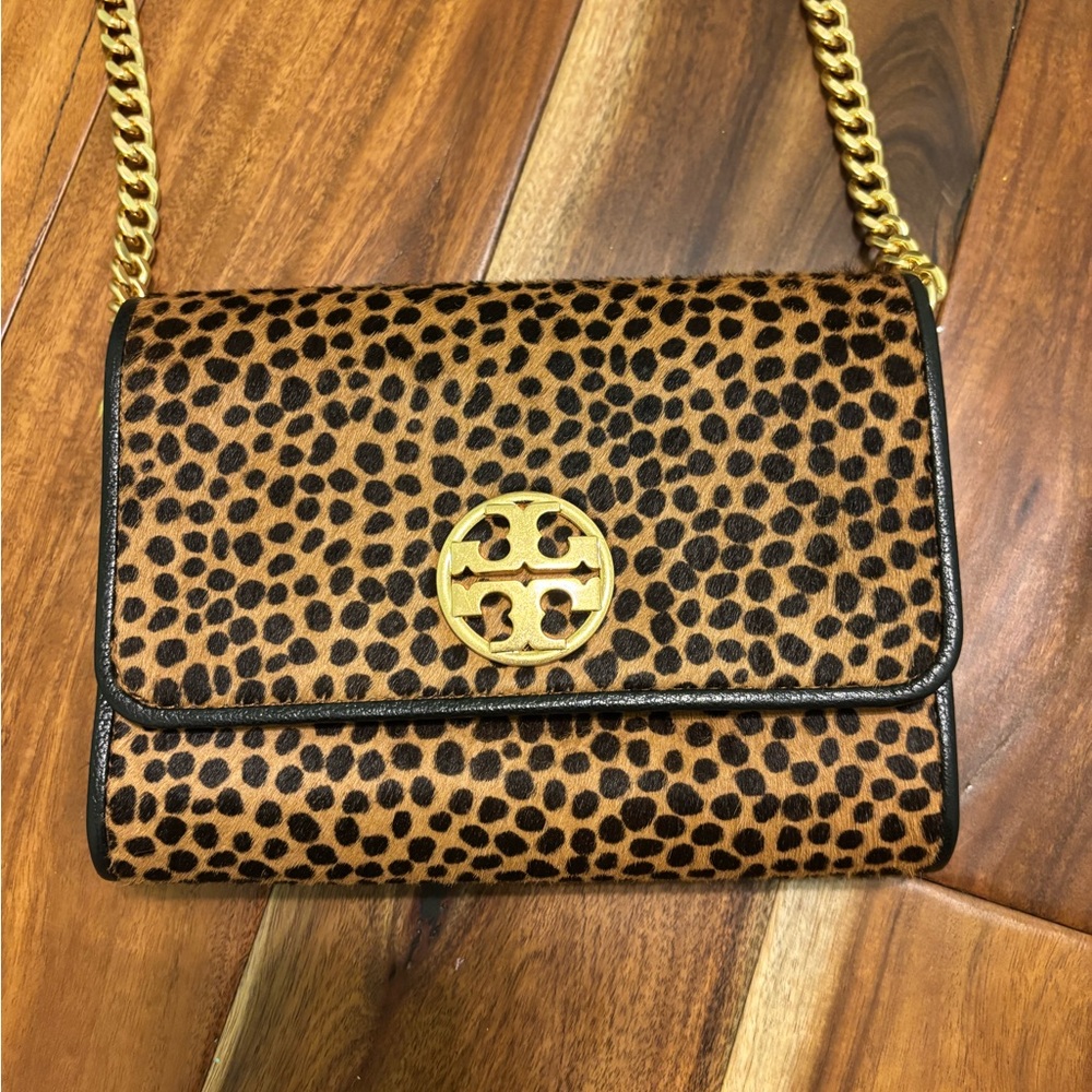Tory Burch Leopard Print Crossbody Bag